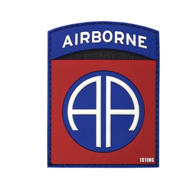 Nášivka 3D plastová AIRBORNE 82nd BAREVNÁ