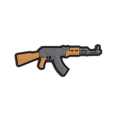 Nášivka 3D plastová velcro AK47