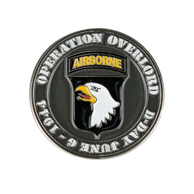 Odznak 101 AIRBORNE OPERATION OVERLORD