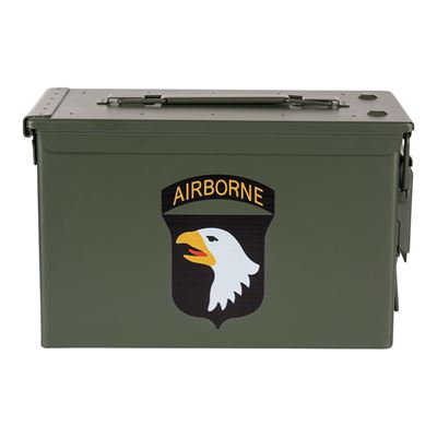 Bedna na munici CAL.50 101st Airborne ZELENÁ