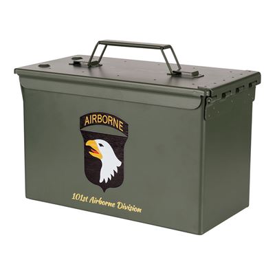 Bedna na munici CAL.50 101st Airborne ZELENÁ