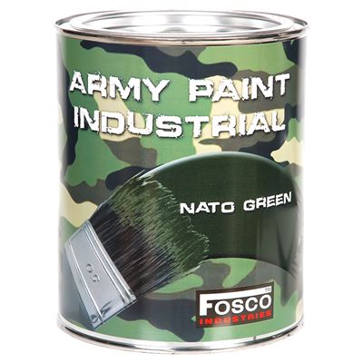 Barva ARMY nátěrová 1l ZELENÁ NATO