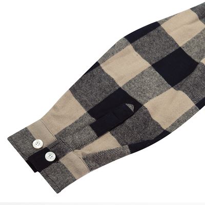 Košile dřevorubecká FLANNEL kostkovaná COYOTE BROWN