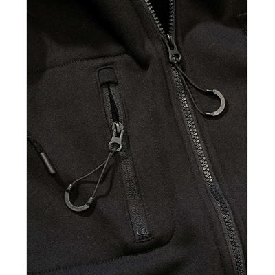 Mikina taktická na zip s kapucí Tactical Sweat Jacket ČERNÁ BRANDIT 5033-11002 3