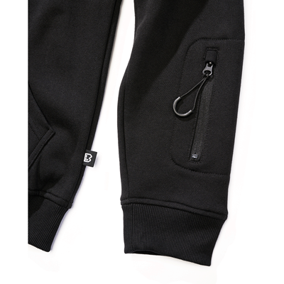 Mikina taktická na zip s kapucí Tactical Sweat Jacket ČERNÁ BRANDIT 5033-11002 3