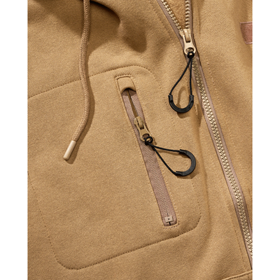 Mikina taktická na zip s kapucí Tactical Sweat Jacket CAMEL-COYOTE BRANDIT 5033-20070 2