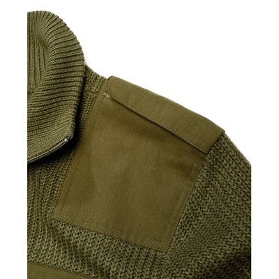 Svetr BW CARDIGAN ZELENÝ BRANDIT 5039-15001 3