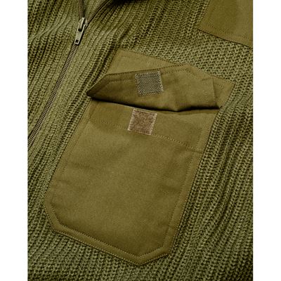 Svetr BW CARDIGAN ZELENÝ BRANDIT 5039-15001 5