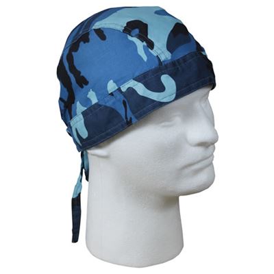 Šátek HEADWRAP SKY BLUE CAMO