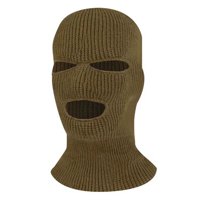 Kukla se 3 otvory pletená US COYOTE BROWN ROTHCO 5439 4