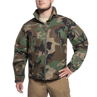 Bunda CONCEALED CARRY softshell WOODLAND