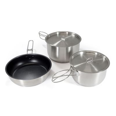 Nádobí outdorové pětidílná sada NEREZ Cooking Set 'Non-Stick' Origin Outdoors 557402 3
