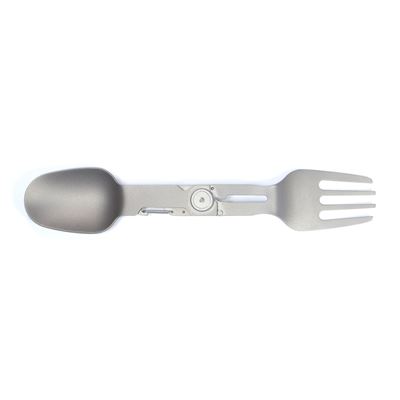 Lžíce s vidličkou skládací s karabinou Spork Compact TITANIUM Origin Outdoors 562088 7