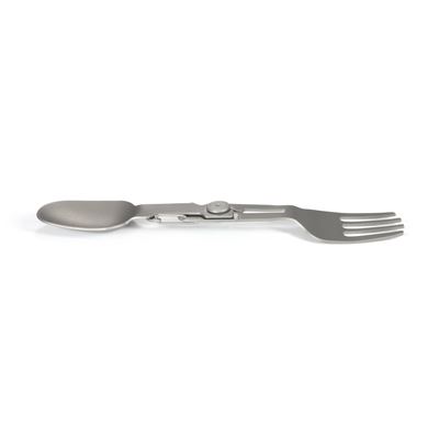 Lžíce s vidličkou skládací s karabinou Spork Compact TITANIUM Origin Outdoors 562088 3