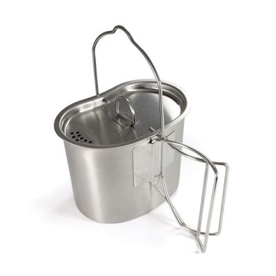 Pítko US model nerezové skládací ucha a madlo 2v1 s víčkem