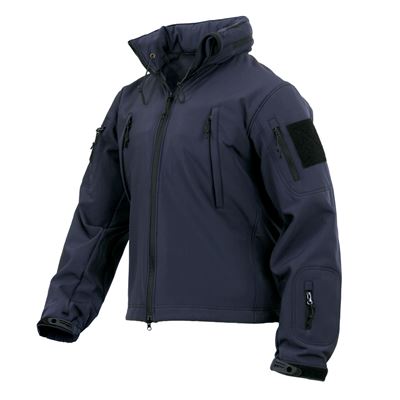 Bunda CONCEALED CARRY softshell MODRÁ