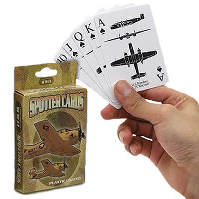 Karty hrací WWII SPOTTER