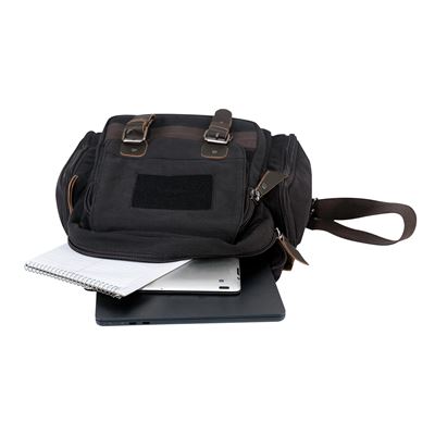 Batoh SLING VINTAGE přes jedno rameno plátěný ČERNÝ ROTHCO 59680 3