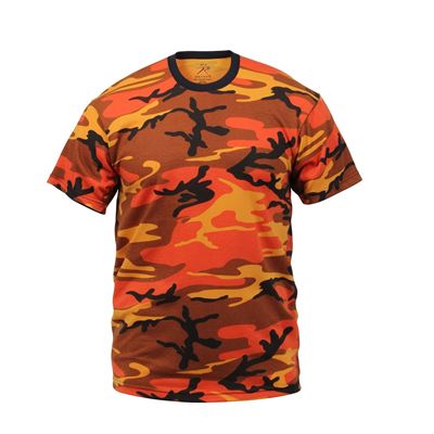 Triko ORANGE CAMO