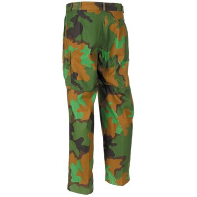Kalhoty holandské jungle maskované použité