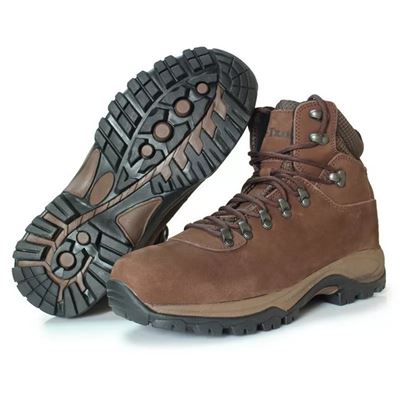 Boty OUTDOOR CNL kožené HNĚDÉ