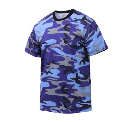 Triko ELECTRIC BLUE CAMO