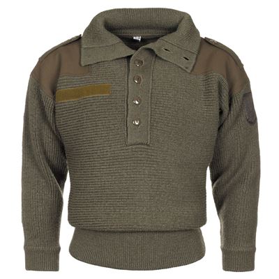 Svetr RAKOUSKÝ ALPIN s knoflíky orig. ZELENÝ