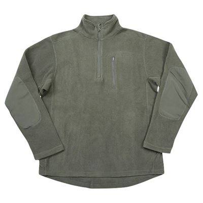 Mikina CONDOR 1/4 ZIP FLEECE ZELENÁ