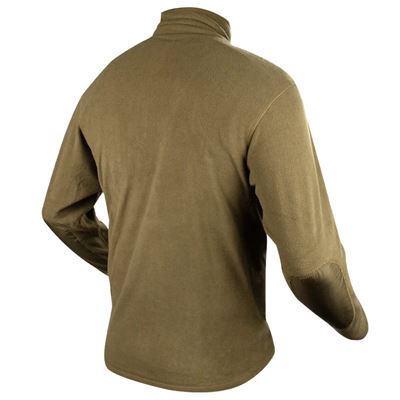Mikina CONDOR 1/4 ZIP FLEECE COYOTE BROWN