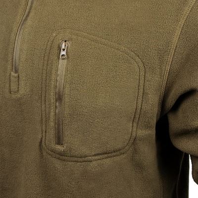 Mikina CONDOR 1/4 ZIP FLEECE COYOTE BROWN