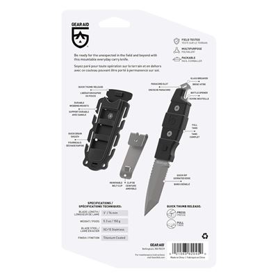 Nůž KOTU™ Tanto COYOTE GEAR AID® 62045 11