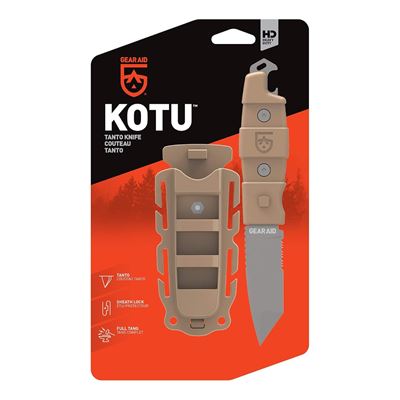 Nůž KOTU™ Tanto COYOTE GEAR AID® 62045 10