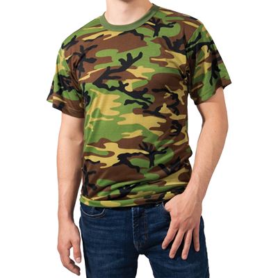 Triko funkční Moisture Wicking krátký rukáv WOODLAND