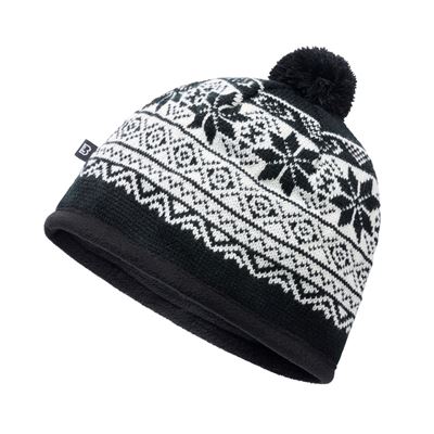 Čepice pletená SNOW CAP ČERNÁ