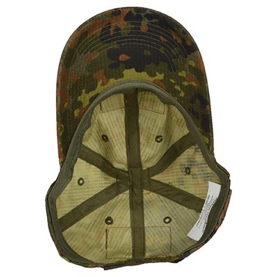 Čepice OPERATOR rip-stop s velcro panely FLECKTARN