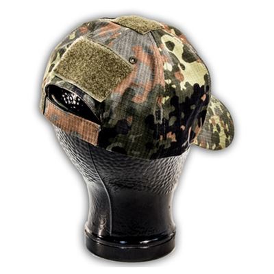 Čepice OPERATOR rip-stop s velcro panely FLECKTARN