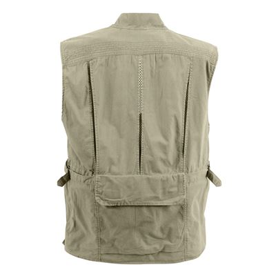 Vesta rybářská DELUXE SAFARI KHAKI