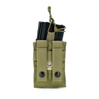 Sumka MOLLE na 2 zásobníky M4/AR-15 KHAKI použitá