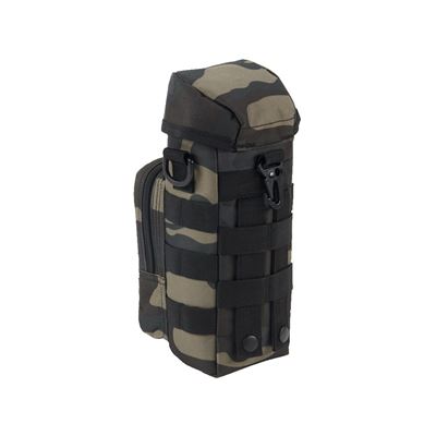 Pouzdro na láhev 0,5-1 l s popruhem MOLLE DARK CAMO