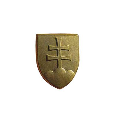 Odznak SLOVENSKO čepicový mosazný