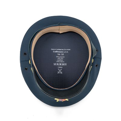 Čepice / Brigadýrka pro ČS a hudbu se zlatým odznakem MODRÁ Armáda ČR 816019-M 1