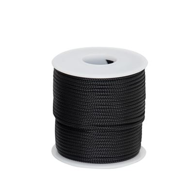 Šňůra MICRO CORD nylon 95LB na cívce 30m 1,5mm ČERNÁ