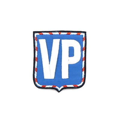 Nášivka rukávová "VP" VOJENSKÁ POLÍCIA