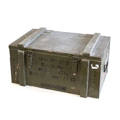 Bedna dřevěná od munice LP-3 použitá