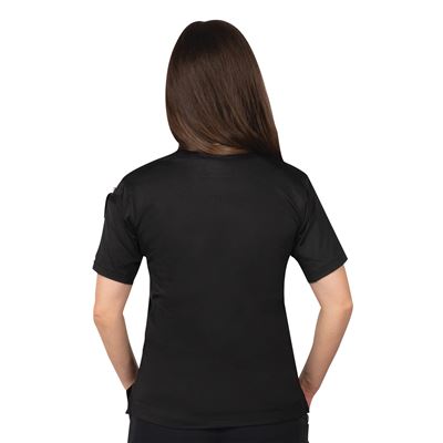 Polokošile dámská TACTICAL PERFORMANCE krátký rukáv ČERNÁ ROTHCO 88310 5
