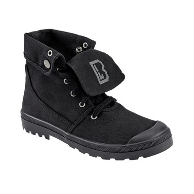 Boty MILITARY SNEAKER plátěné ČERNÉ BRANDIT 9054-11002 2