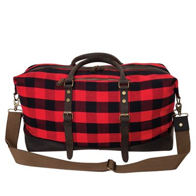 Taška EXTENDED WEEKENDER cestovní RED PLAID