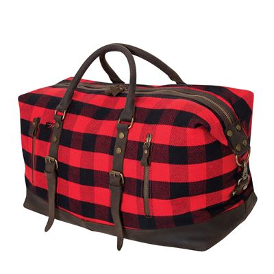 Taška EXTENDED WEEKENDER cestovní RED PLAID