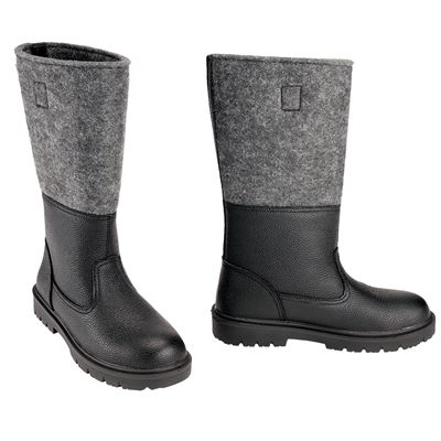 Boty kožené filcové Knobelbecher FILZ