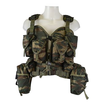 Vesta ŘECKÁ Assault set 8 kusů LIZARD CAMO lehce použitá